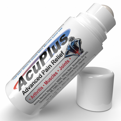 AcuPlus 3 oz. Pain Relief Roll-On – Fast-Acting, Hands-Free Application