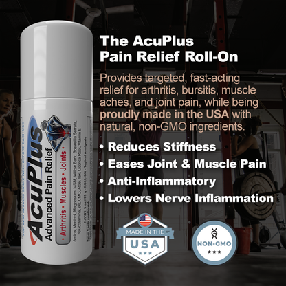 AcuPlus Pain Relief Cream, 3 oz. Roll-on (3-Pack)