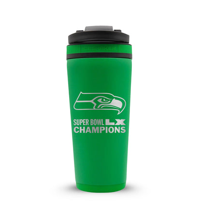 Seattle Seahawks Superbowl LX Champions 26oz Ice Shaker