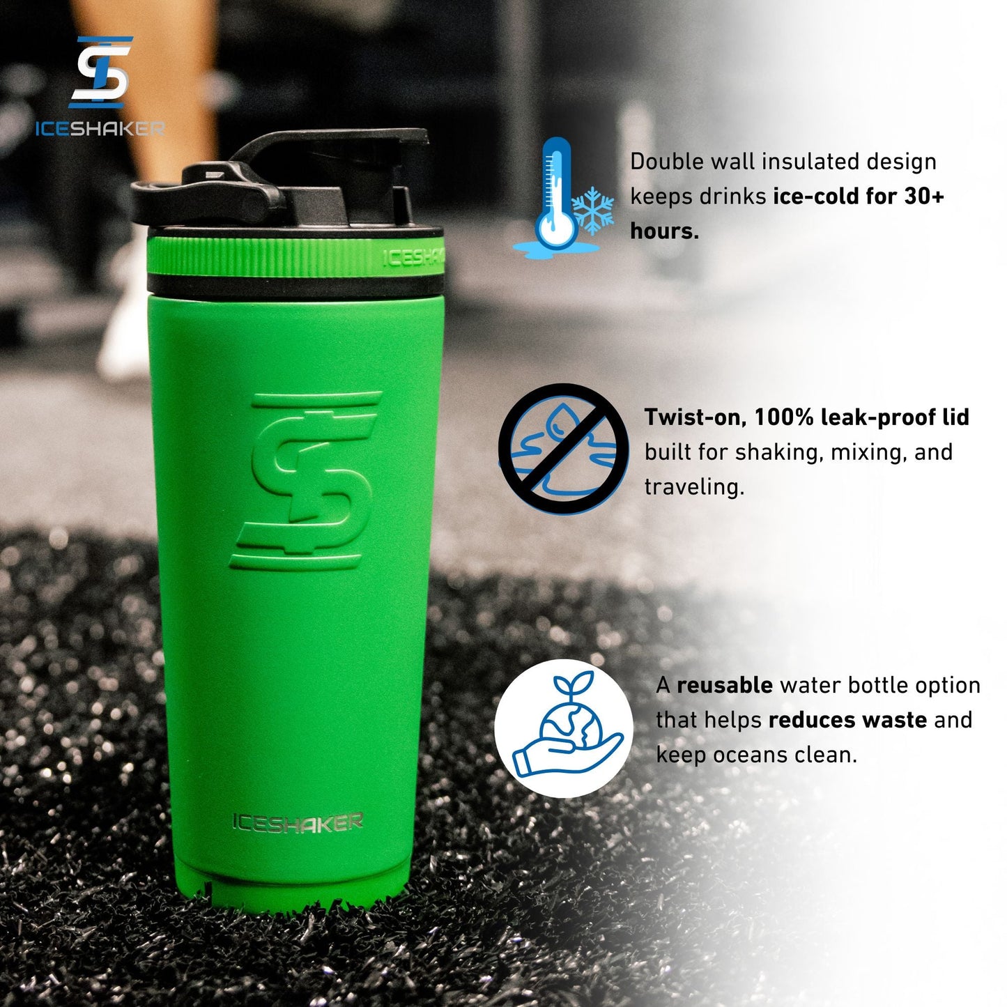 Seattle Seahawks Superbowl LX Champions 26oz Ice Shaker