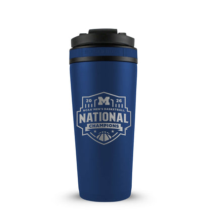 Michigan Wolverines 2026 NCAA Men's Basketball Champions 26oz Ice Shaker