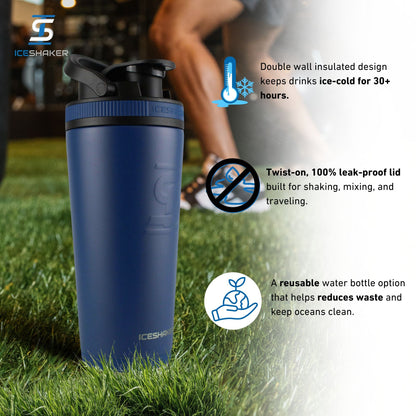 Michigan Wolverines 2026 NCAA Men's Basketball Champions 26oz Ice Shaker