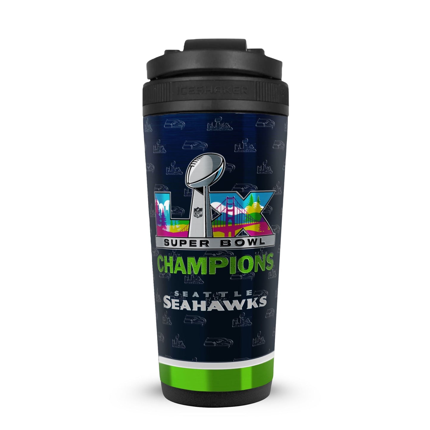 Seattle Seahawks Superbowl LX Champions 26oz Ice Shaker
