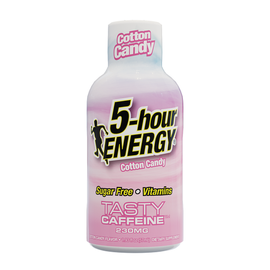 24 Pack 5-hour ENERGY Extra Strength Shots, Cotton Candy Flavor, 1.93 Fl Oz