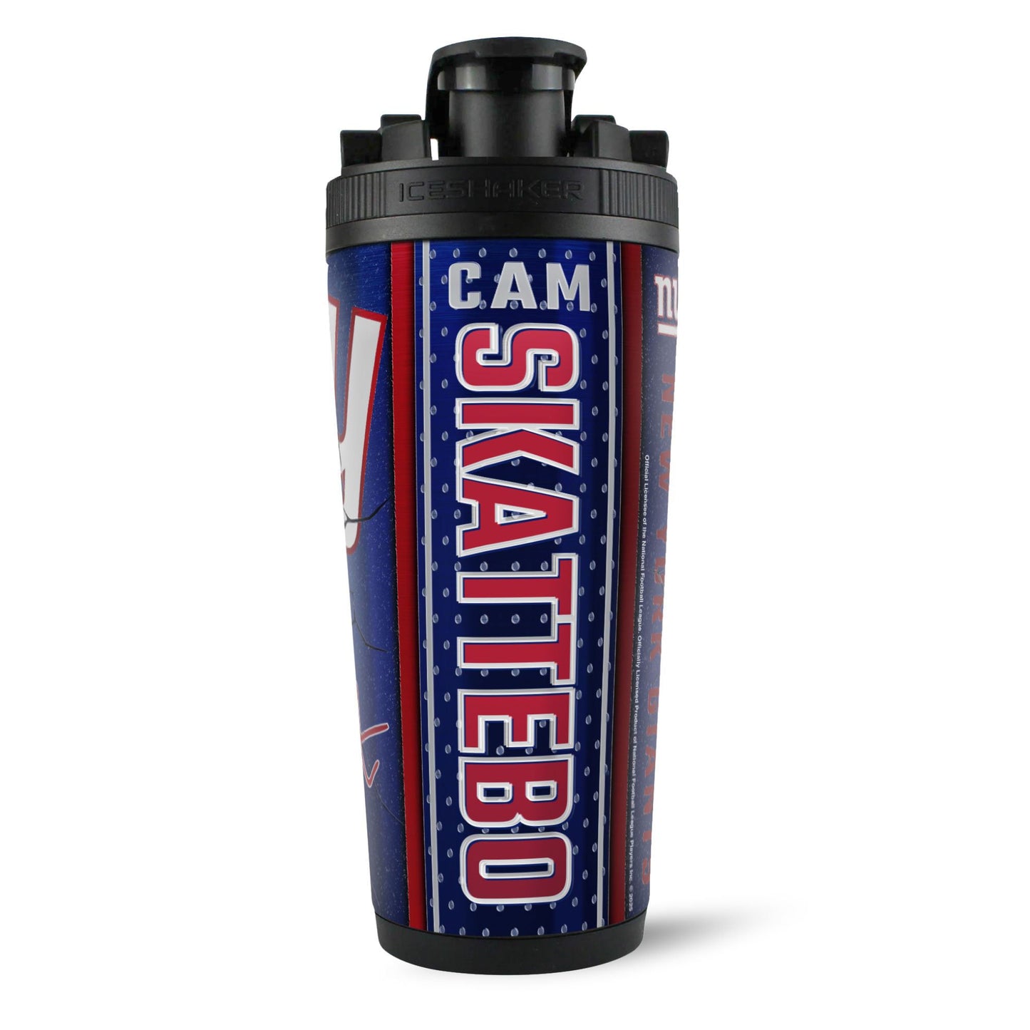 Official Cam Skattebo NY Giants 4D 26oz Ice Shaker
