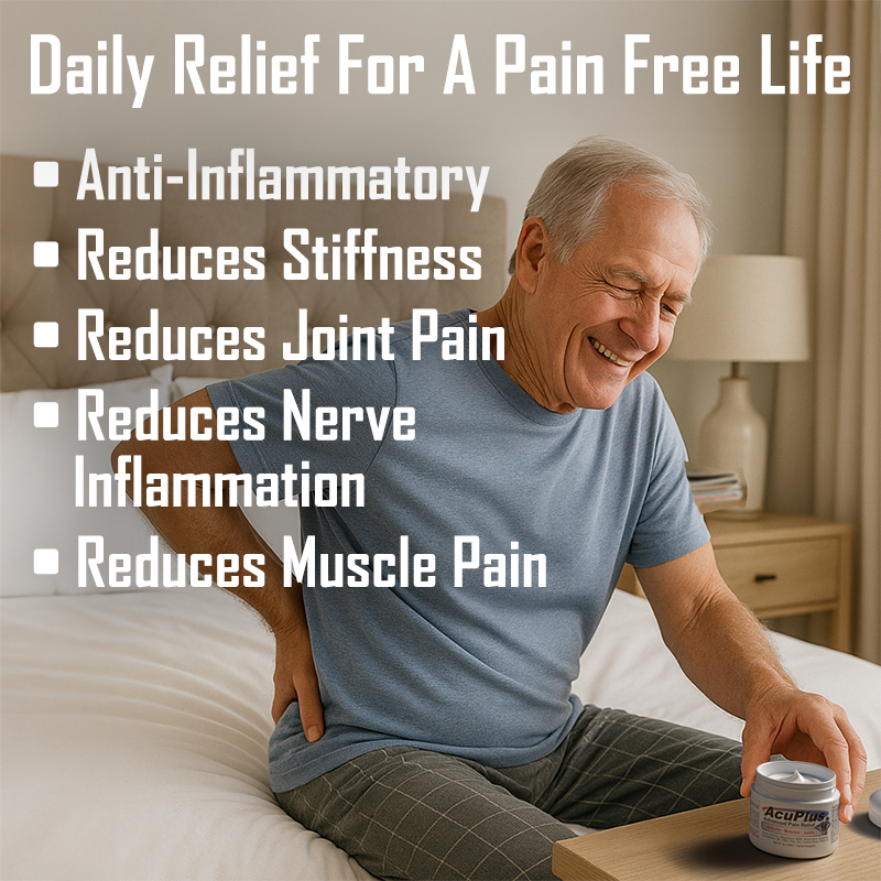 AcuPlus Pain Relief Cream, 4 oz. Jar (3-Pack)