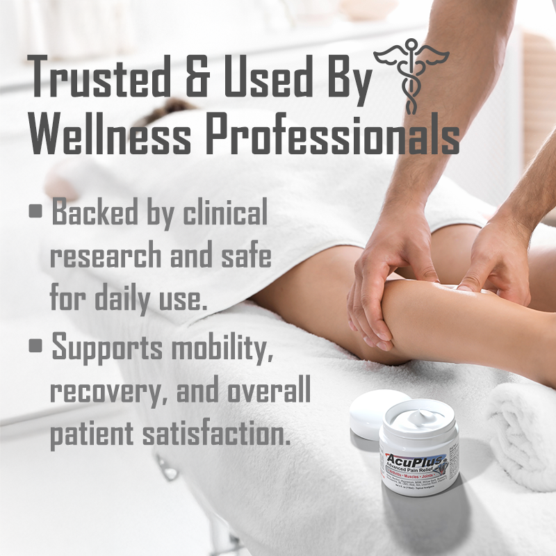 AcuPlus Pain Relief Cream, 4 oz. Jar (3-Pack)