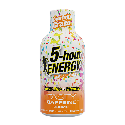 24 pack 5-hour ENERGY Extra Strength Shots, Confetti Craze Flavor, 1.93 Fl Oz