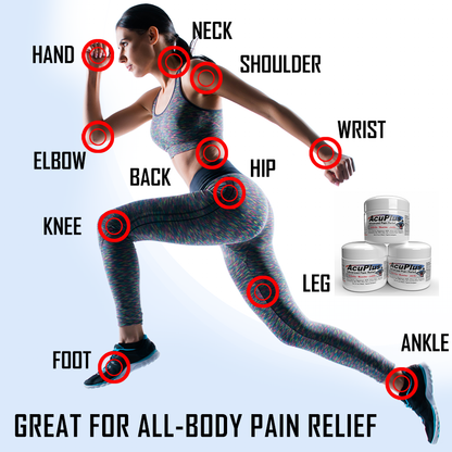 AcuPlus Pain Relief Cream, 4 oz. Jar (3-Pack)