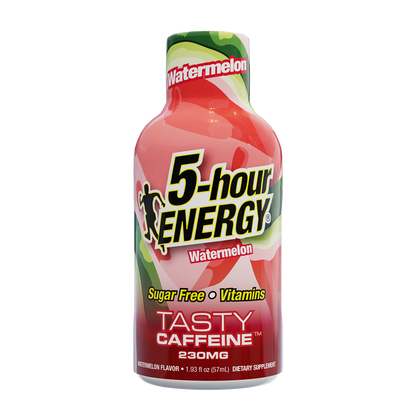 24 Pack 5-hour ENERGY Extra Strength Shots, Watermelon Flavor Flavor, 1.93 Fl Oz