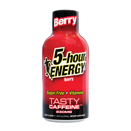 24 Pack 5-hour ENERGY Extra Strength Shots, Berry Flavor Flavor, 1.93 Fl Oz