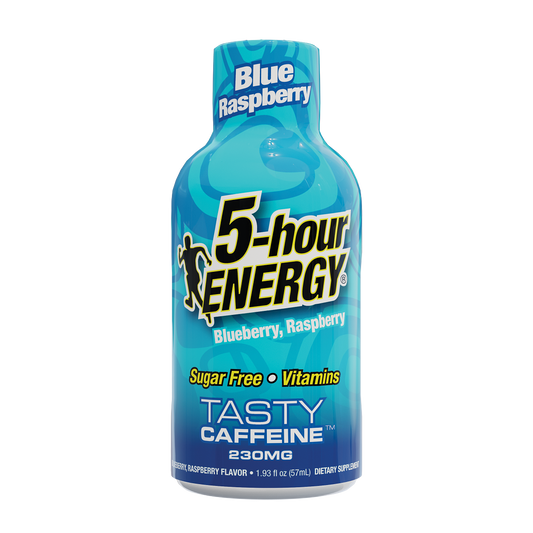 24 Pack 5-hour ENERGY Extra Strength Shots, Blue Raspberry Flavor Flavor, 1.93 Fl Oz